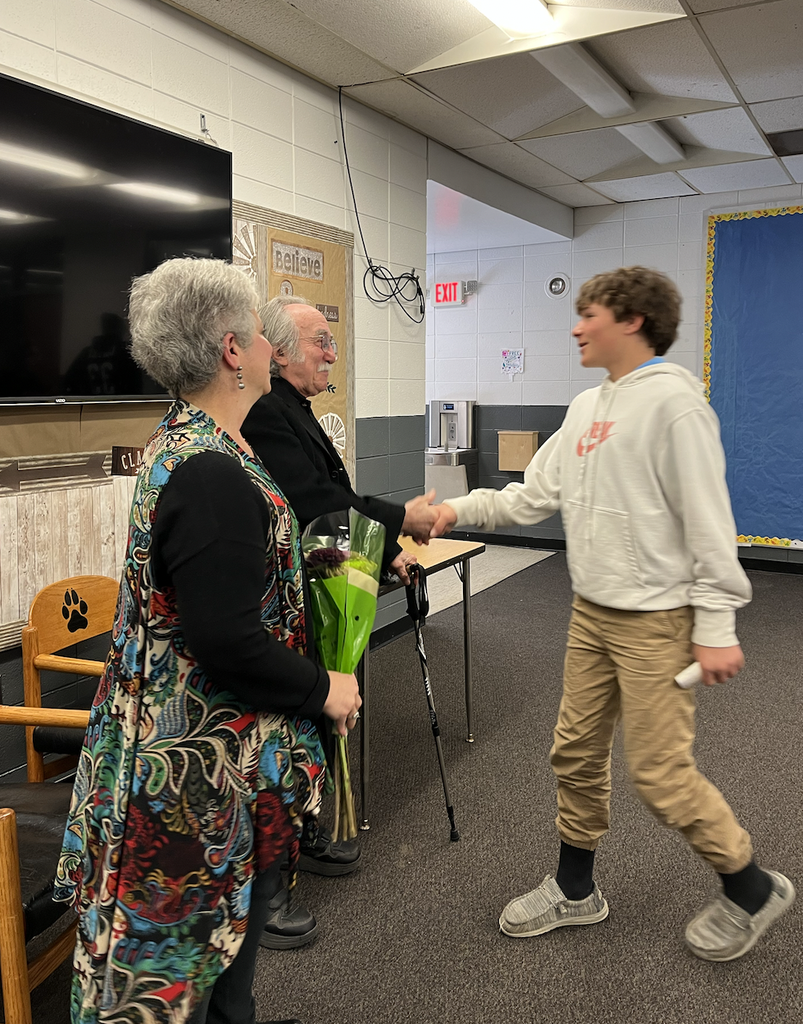 Holocaust Speaker with Student